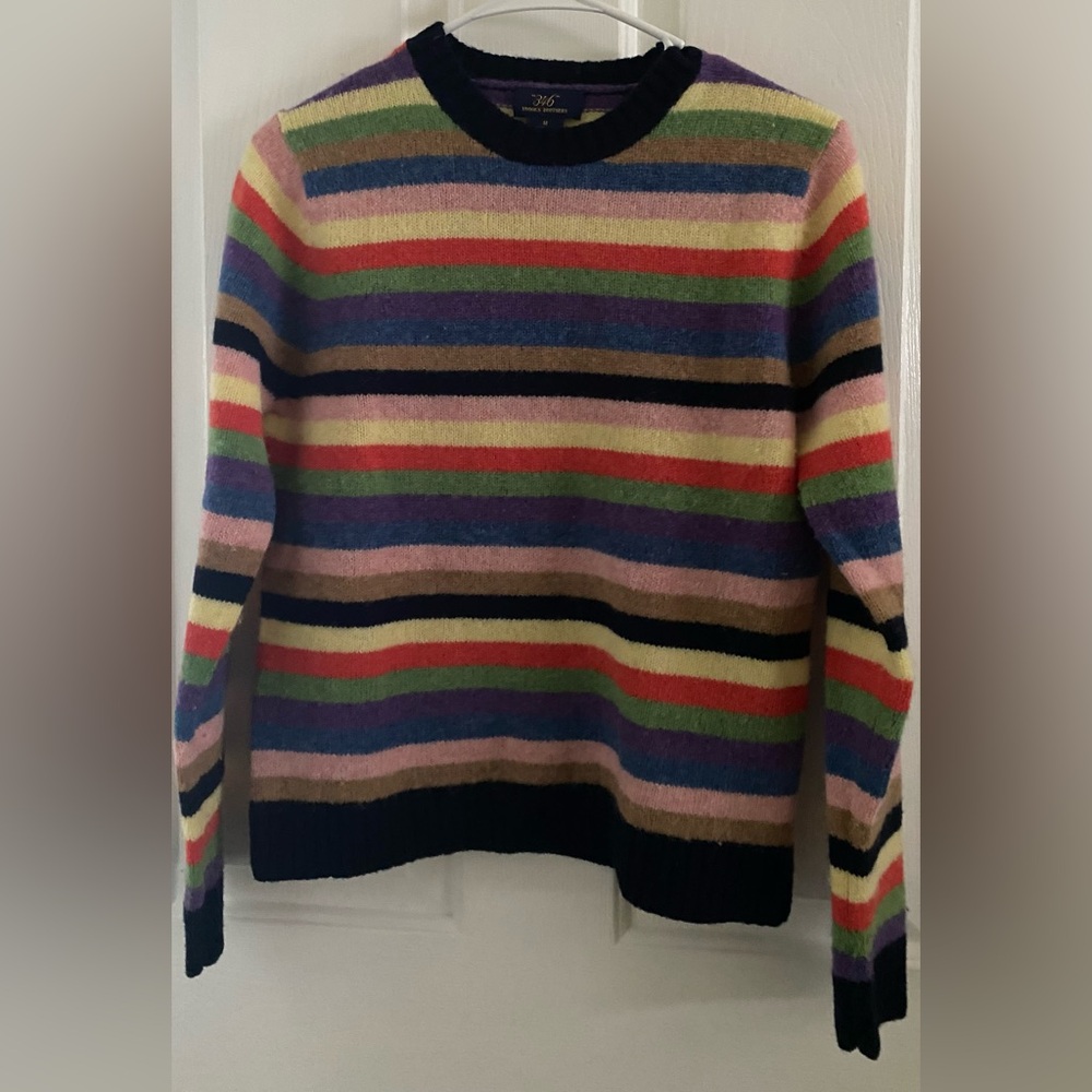 Brooks Brothers Women’s Multi Color Crewneck Sweater